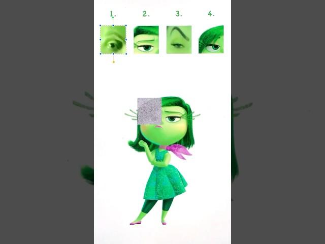 Disgust Eye - Which one is Correct? #insideout2 #disgust #shorts