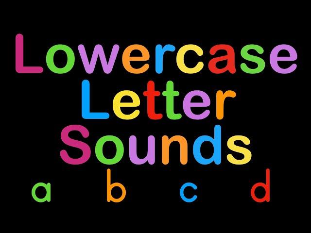 Lowercase Letter Sounds - ABC Alphabet - Learn to Read with Phonics for Kids