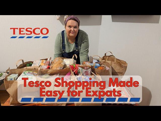 Tesco Grocery Haul in Hungary: Easy Online Shopping for Expats, Expat in Budapest, Tesco app