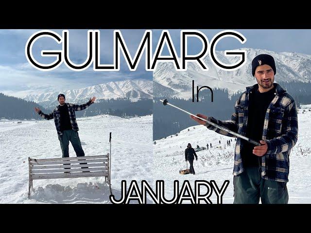 Gulmarg Kashmir ️|| 14 in January 2025|| Gulmarg Vlog || snowfall in Gulmarg