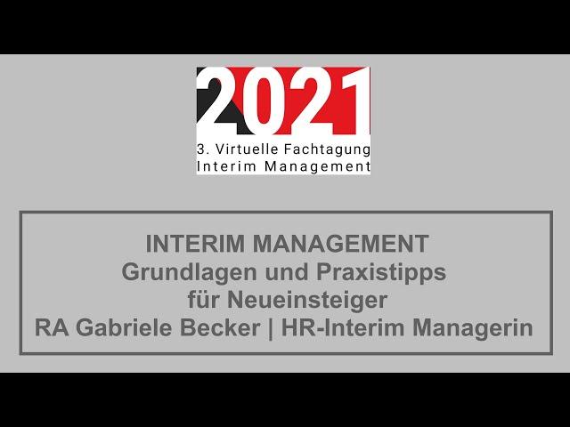 Interim Management: Grundlagen und Praxistipps für Neueinsteiger