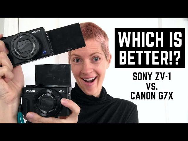 Best Vlogging Camera!?   Sony ZV1 vs. Canon G7X Mark ii - Mic + Video Comparison!