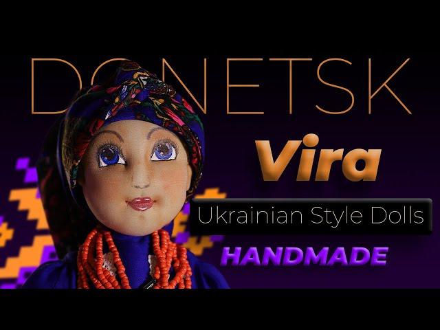 DIY Handmade Doll In Traditional Ukrainian National Clothes Donetsk