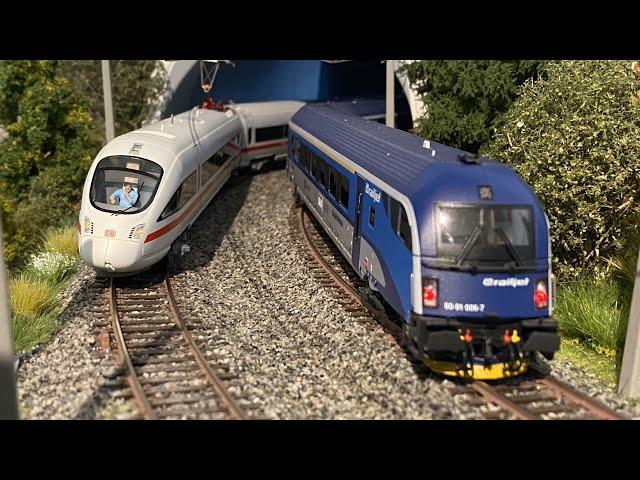 Modelleisenbahn H0 - Fahrvideo Februar 2024 - Die neue Kollegin!!!