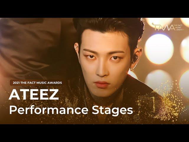 [2021 더팩트 뮤직 어워즈] ATEEZ (에이티즈) '불놀이야' + 'Eternal Sunshine' + 'Deja Vu' @TMA