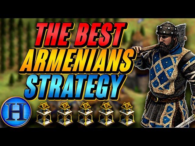 The Best Strategy To DOMINATE With Armenians | AoE2