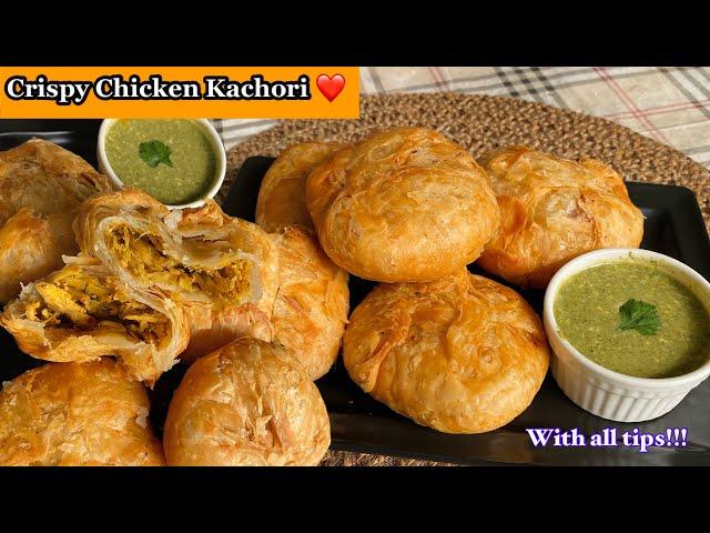 Bzaar wali Crispy Chicken Kachori | Detailed Recipe by Foodie Girl Tayeba️