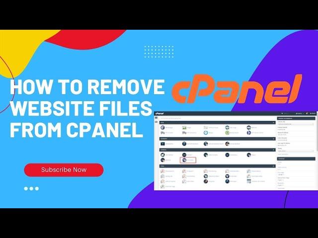 cpanel tutorial  | How to remove website files from cPanel | Digital Rakesh