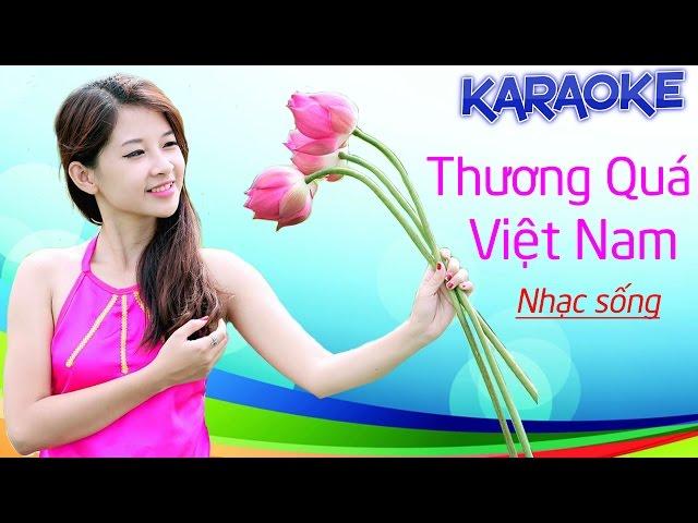 Karaoke Nhạc Sống - Thương Quá Việt Nam - Beat chất lượng cao