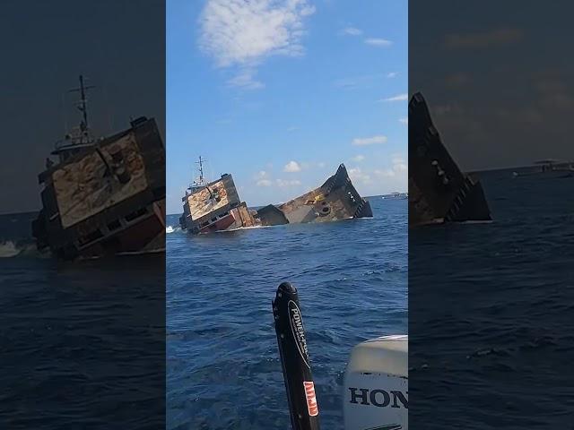 SINKING A TUG BOAT! #shorts