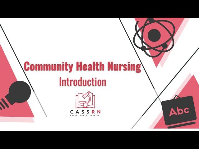 Community Health Nursing: Introduction