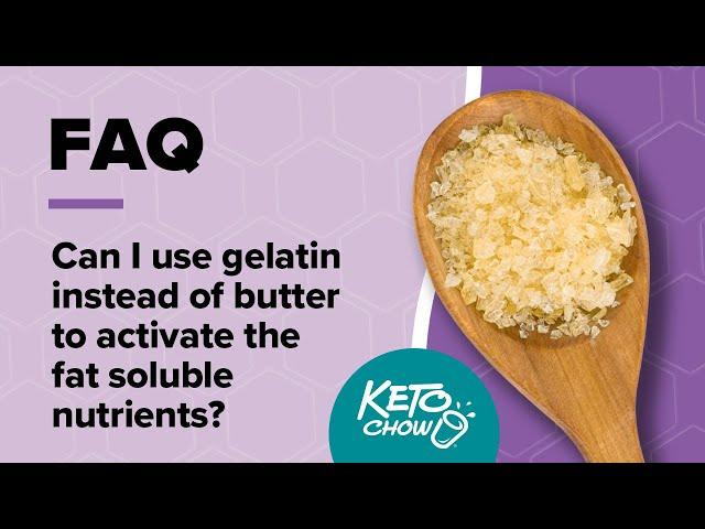 Can I use gelatin instead of butter in Keto Chow? | Keto Chow