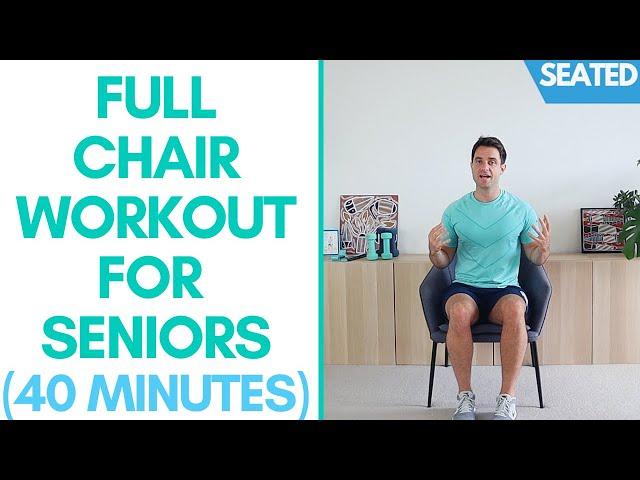 Full Chair Workout  - No Equipment, Seated | More Life Health