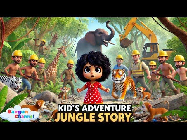 Jungle ko Bachaana hai I Hindi kids stories I Fun kids Videos I Moral stories I Savgun Channel