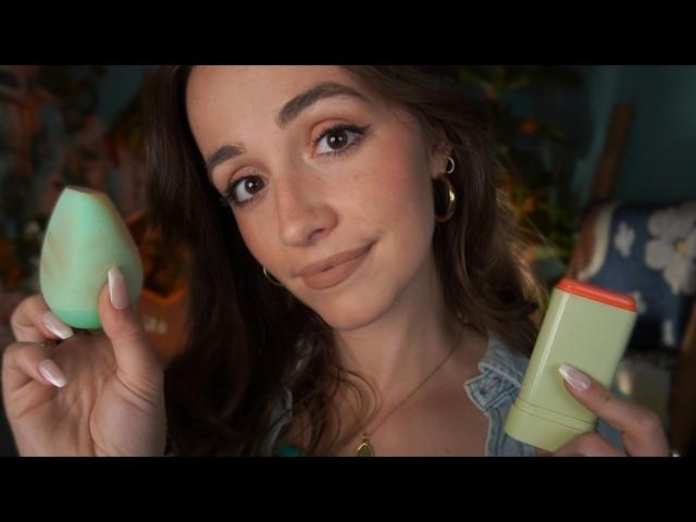 ASMR | Gently Doing Your Makeup (layered sounds, personal attention)  1 HOUR