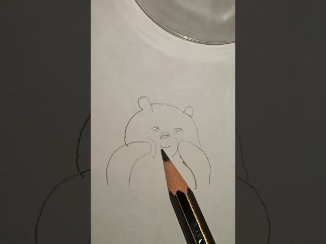 I dont care bear  #shorts #dance #song #viral #drawing #trending #art