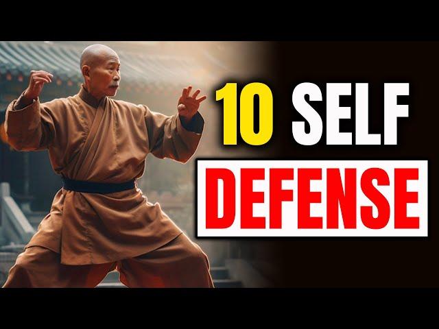 10 Shaolin Kung Fu Self Defense Techniques| How To Protect Yourself?!