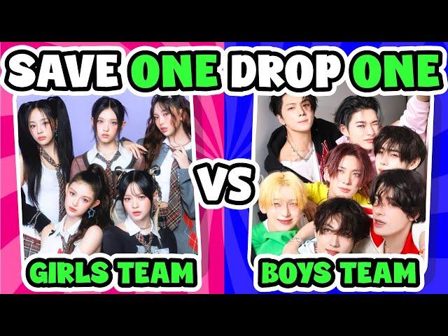 GIRLS vs BOYS: Save One, Drop One  Kpop Songs Edition - KPOP QUIZ 2024