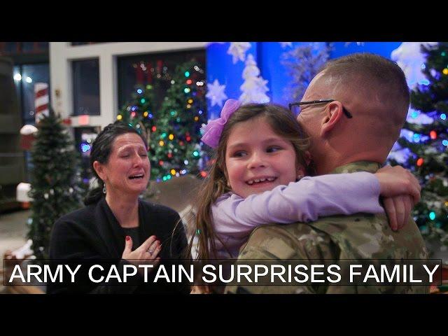Army National Guard captain’s return surprises family