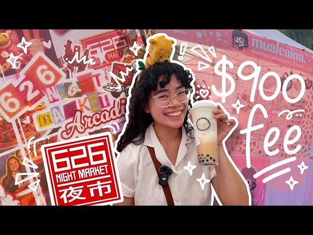 I'm Tired. (626 Night Market Arcadia 2024) | Artist Alley Vendor Vlog | Mualcaina