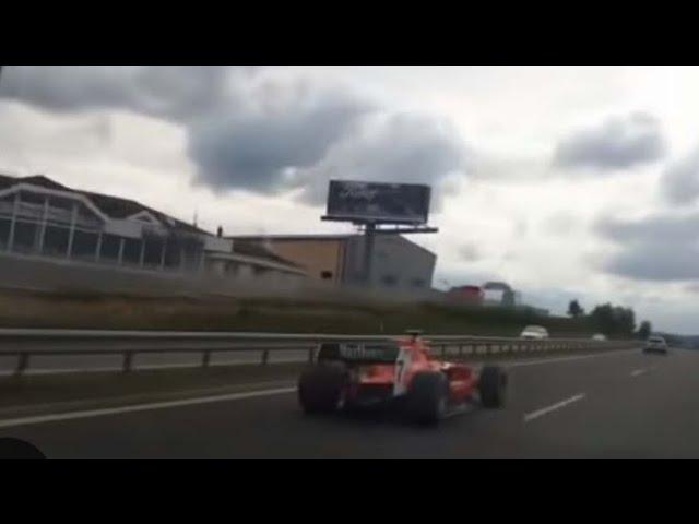 Fredcars38 En F1 sur l'autoroute 