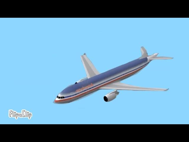 American airlines flight 587 (animation)