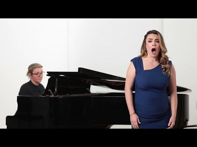 Kelly O’Shea sings “Give Him This Orchid” from The Rape of Lucretia