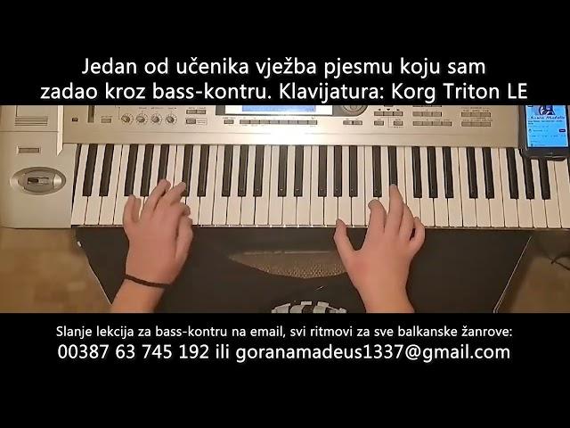 "BASS-KONTRA" UČENIK SVIRA, KORG TRITON LE! DOKAZ DA JE MOGUĆE i ONLINE!