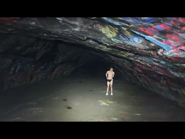 Creepy Man in Normal Cave