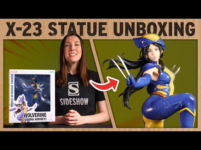 Kotobukiya Wolverine X-23 Laura Kinney Marvel X-Men Bishoujo Statue Unboxing