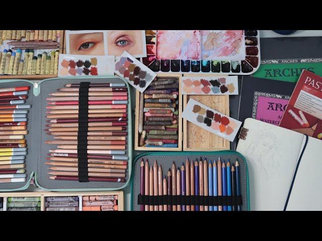 Organizing and decluttering all my art supplies 