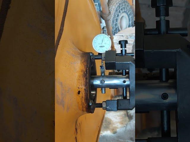 in line boring Taking precise measurements