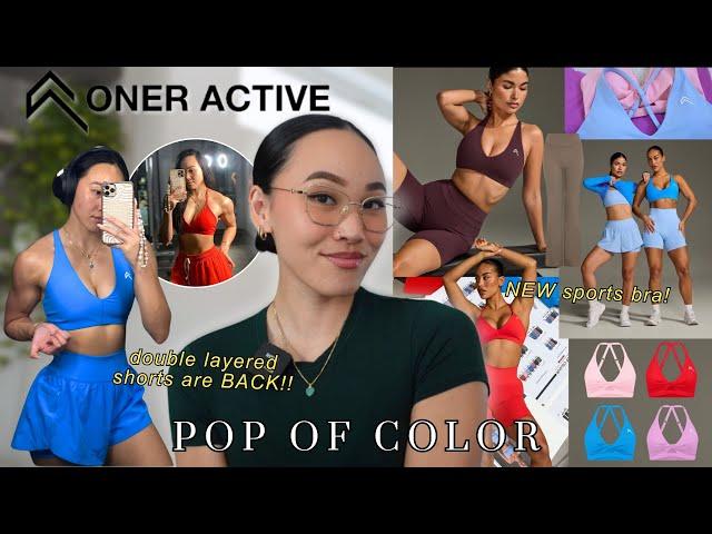 ONER ACTIVE POP OF COLOR CAPSULE 🩵🩷 | complete launch overview + sizing recs!