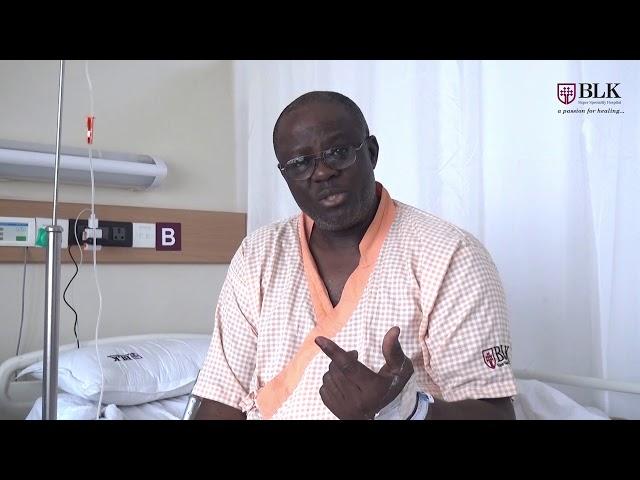 BLK Patient Testimonial | James Ocheme Apochi  talks about his treatment at BLK Hospital