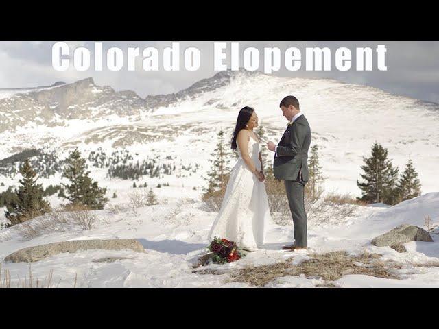 Colorado Mountain Elopement Film - Mt Bierstadt - 14er Wedding Movie