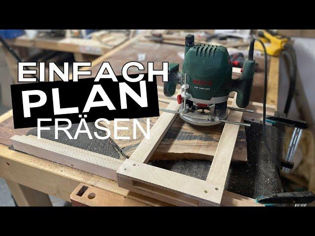 Planfräser mal anders mit der Oberfräse - das solltest du testen   Router Jig