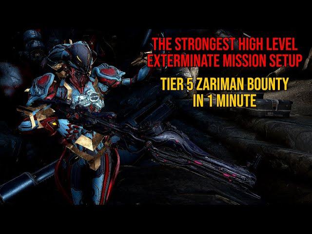 The Best High Level Exterminate Mission Setup In Warframe (Mirage Prime/Kuva Ogris)