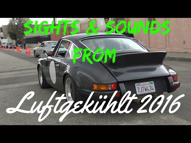 Luftgekühlt 2016 Drive Offs Sights and Sounds - Air Cooled Porsches in Action - incl. Magnus Walker