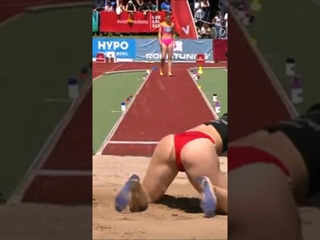 Incredible.. Isabel POSCH Women's Long Jump. #shorts #athletics