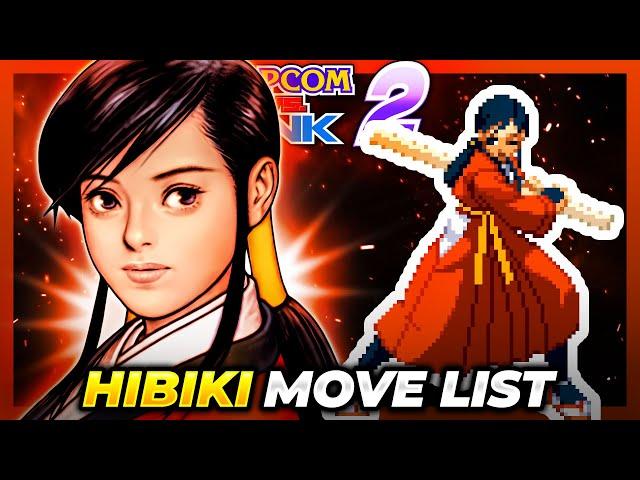 HIBIKI MOVE LIST - Capcom vs. SNK 2: Mark of  the Millenium 2001 (CVS2)