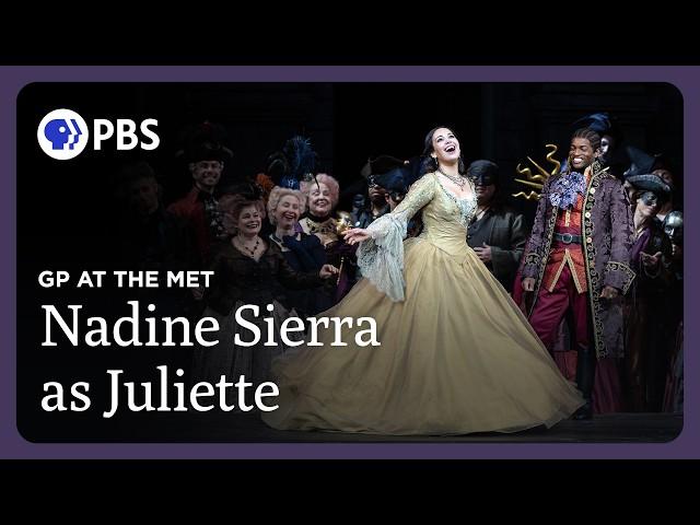 Nadine Sierra performs "Ah! Je veux vivre" | Roméo et Juliette | Great Performances at the Met