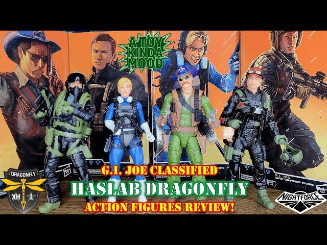 GIJoe Classified Dragonfly WILD BILL | NIGHTFORCE RIP CORD | CRAZYLEGS | GLENDA Review!