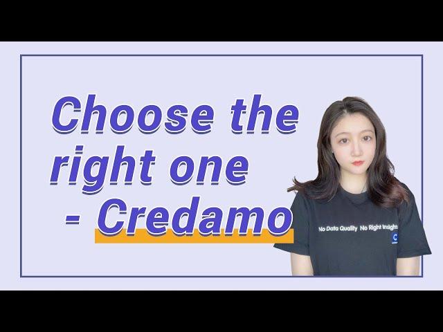 Choose the right one —— Credamo