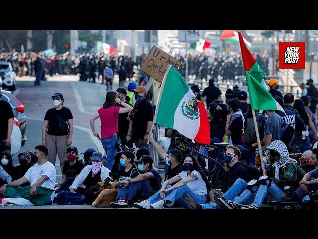 Live: Anti-ICE protesters clash with National Guard, police, and ICE in Los Angeles