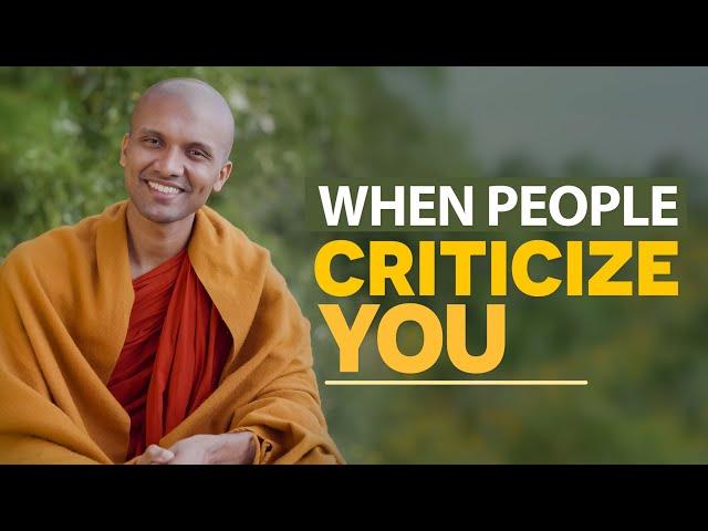 When People Criticize You | Buddhism In English