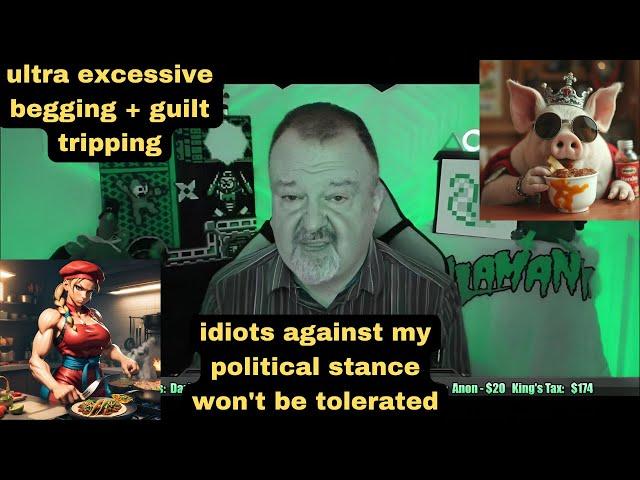 DsP--pay me & also do my job--idiots against my political stance won't be tolerated + guilt tripping