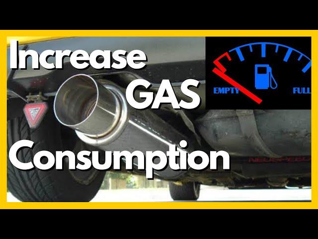 Why Muffler increases gas consumption