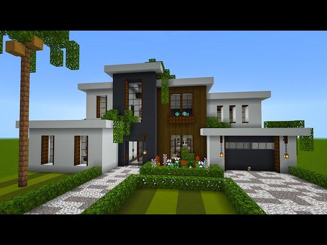 Minecraft: How to Build a Modern Mansion 4 | PART 1