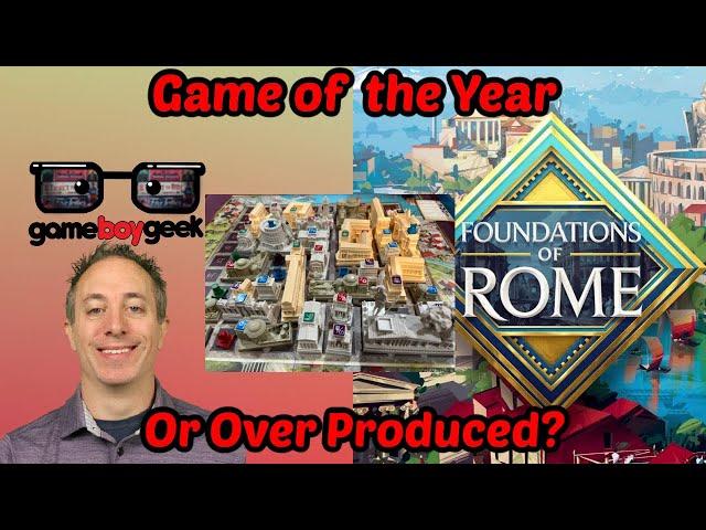 Foundations of Rome - Is it Game of the Year, or Over Produced?