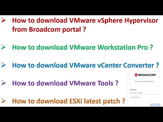 How to download VMware vSphere Hypervisor from Broadcom portal ? | How to download ESXi latest patch